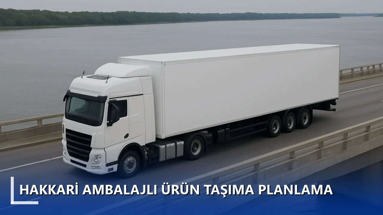 Hakkari Ambalajlı Ürün Taşıma Planlama