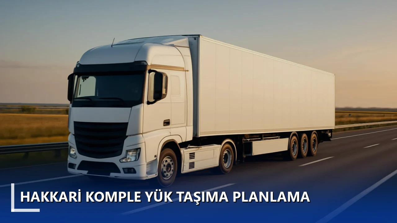 Hakkari Komple Yük Taşıma Planlama
