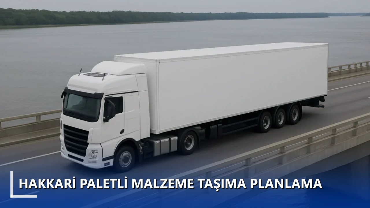 Hakkari Paletli Malzeme Taşıma Planlama