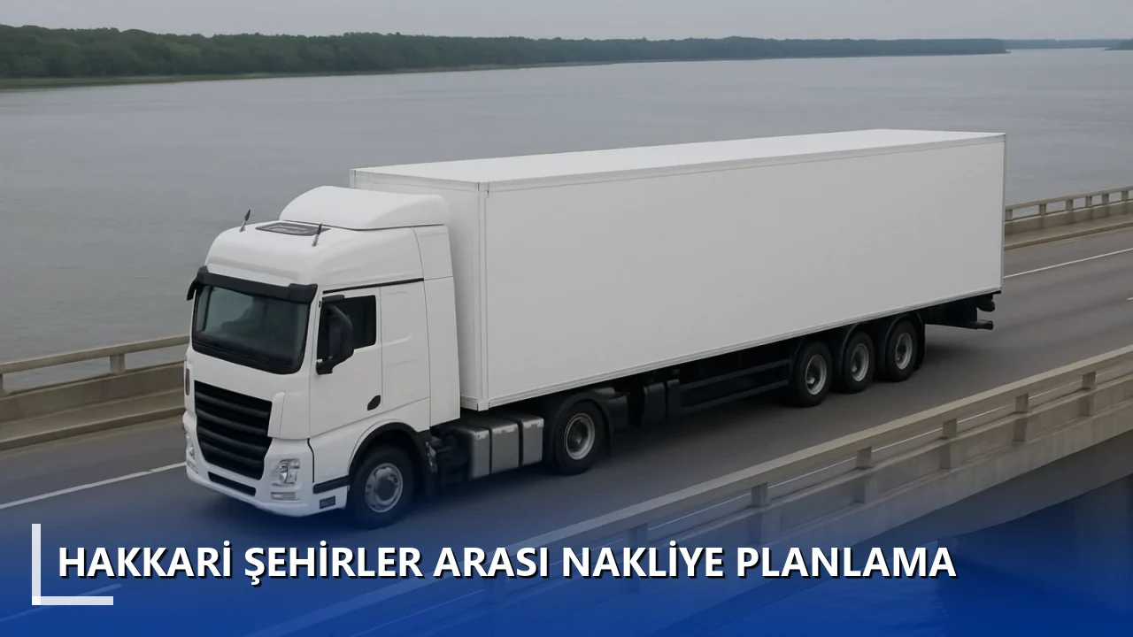 Hakkari Şehirler Arası Nakliye Planlama